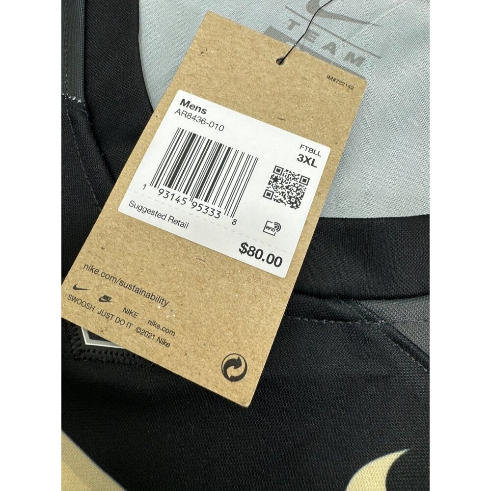 Nike Men Purdue Boilermakers #1 Dri-FIT Legend Football Jersey Shirt S, M, 3XL - Picture 6 of 9